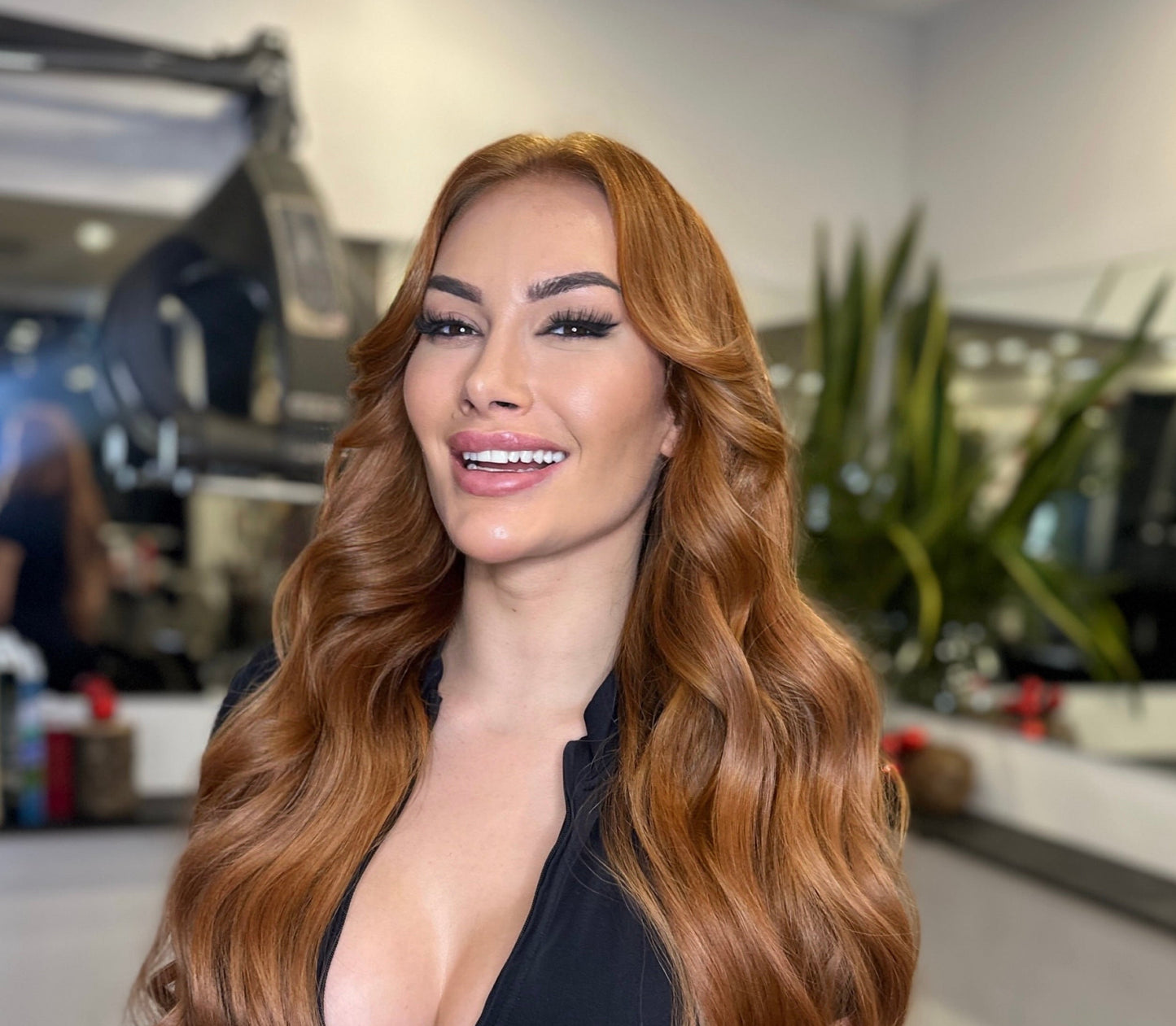 ginger red montreal hair extensions 